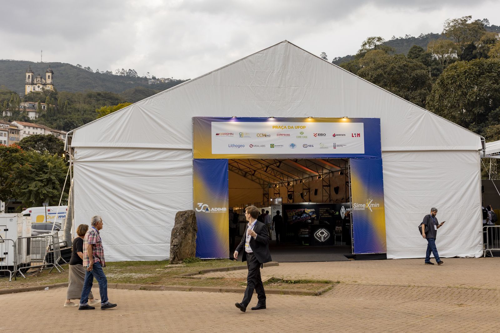 Tenda do evento
